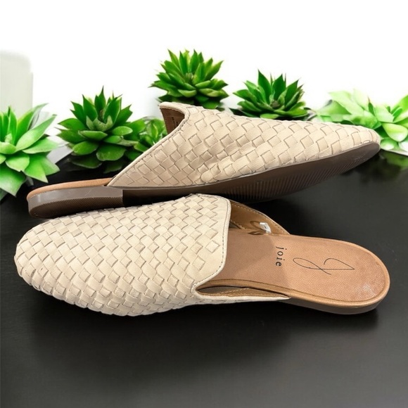 Joie taupe leather mules size 9.5 - Picture 1 of 8